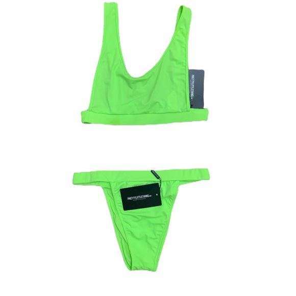 PLT Lime Bikini top & bottom - Picture 8 of 8